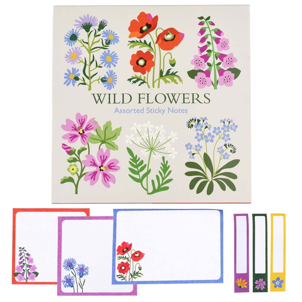 Wild Flowers Sticky Notes