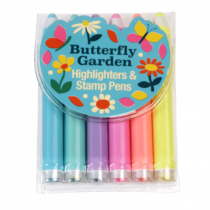 Butterfly Garden Highlighters & Stamp Pens