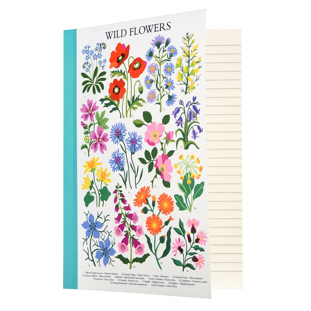 A5 Notebook - Wild Flowers