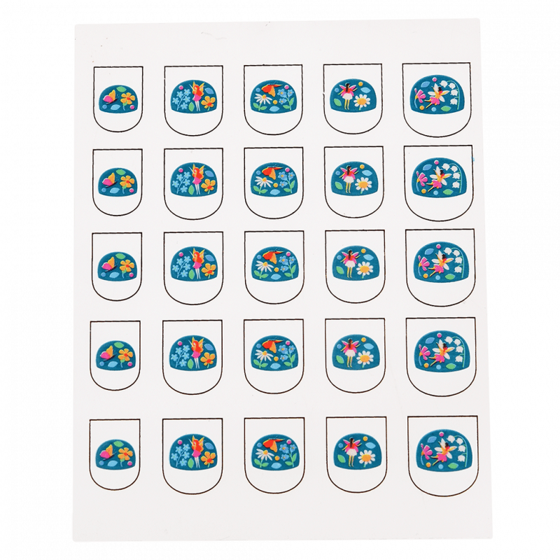 Nail Stickers - Fairies In The Garden