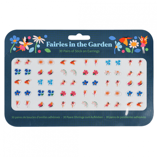 Stick On Earrings - Fairies In The Garden
