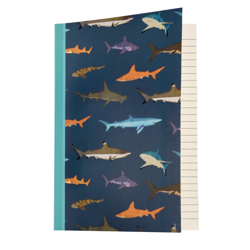 A5 Notebook - Sharks