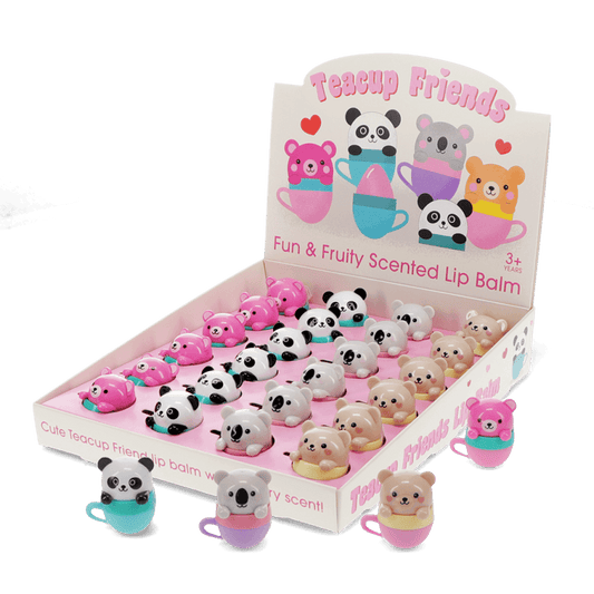 Teacup Friends Mini Animal Lip Balm