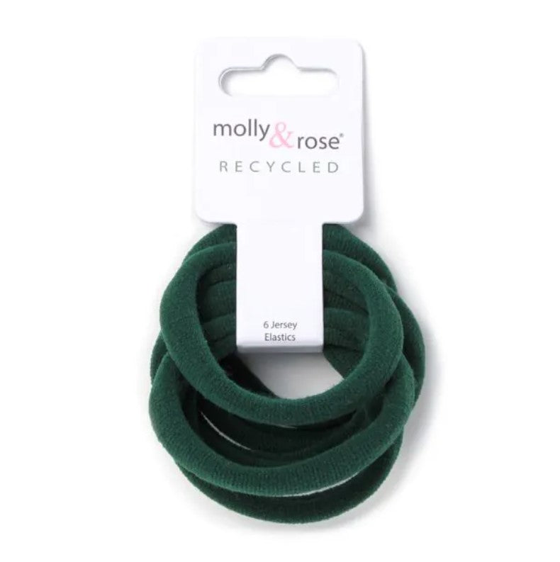 Bottle Green Jersey Elastics