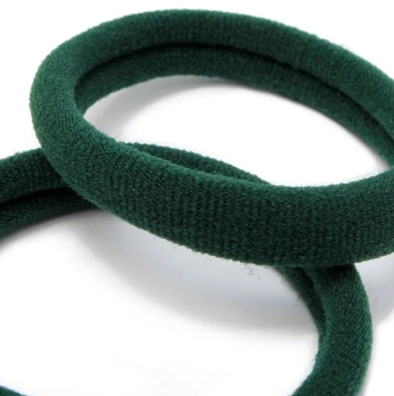 Bottle Green Jersey Elastics