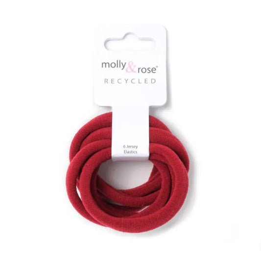 Burgundy Jersey Elastics