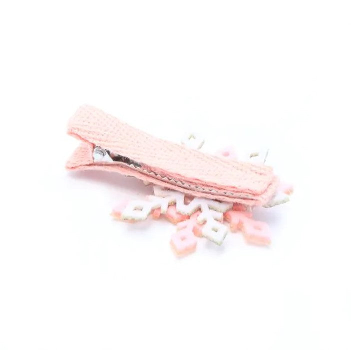 Sparkle Snowflake Beak Clips