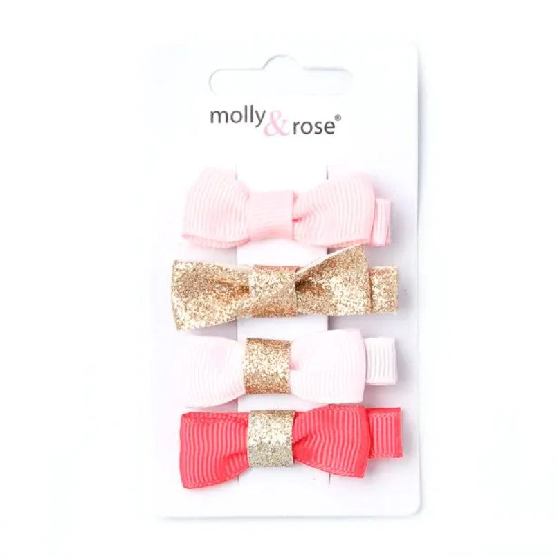 Card of 4 Bow Beak Clips