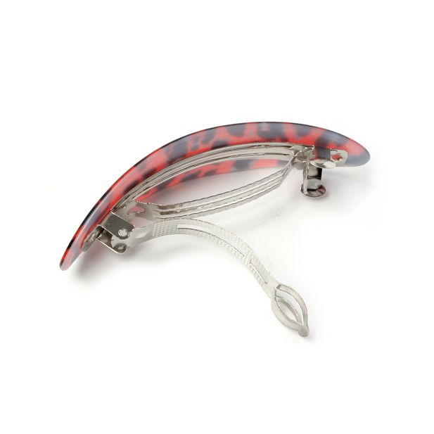 Animal Print Oval Barrette