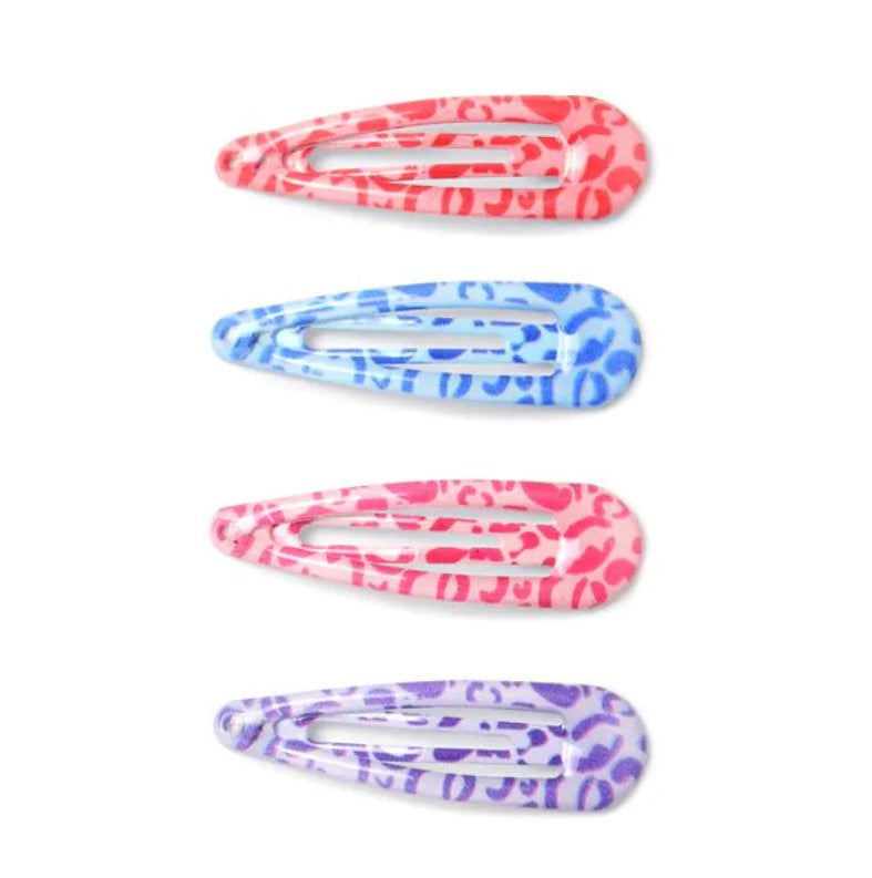 Card of 6 Colourful Leopard Print Epoxy Sleepies