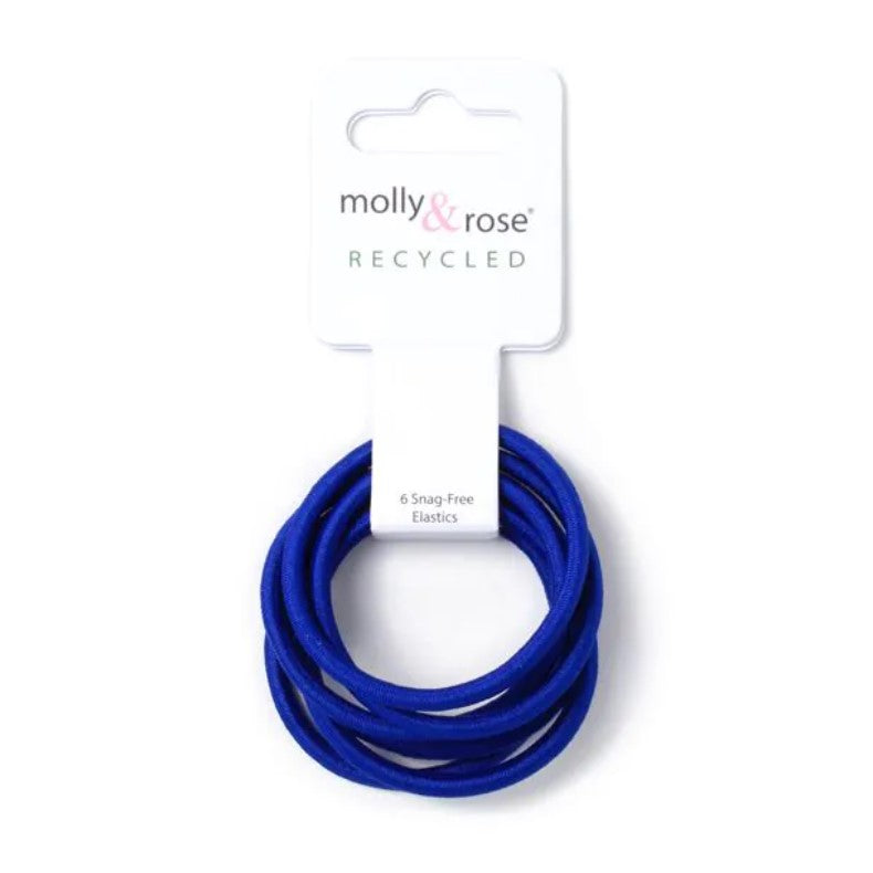 Card of 6 Royal Blue Elastics