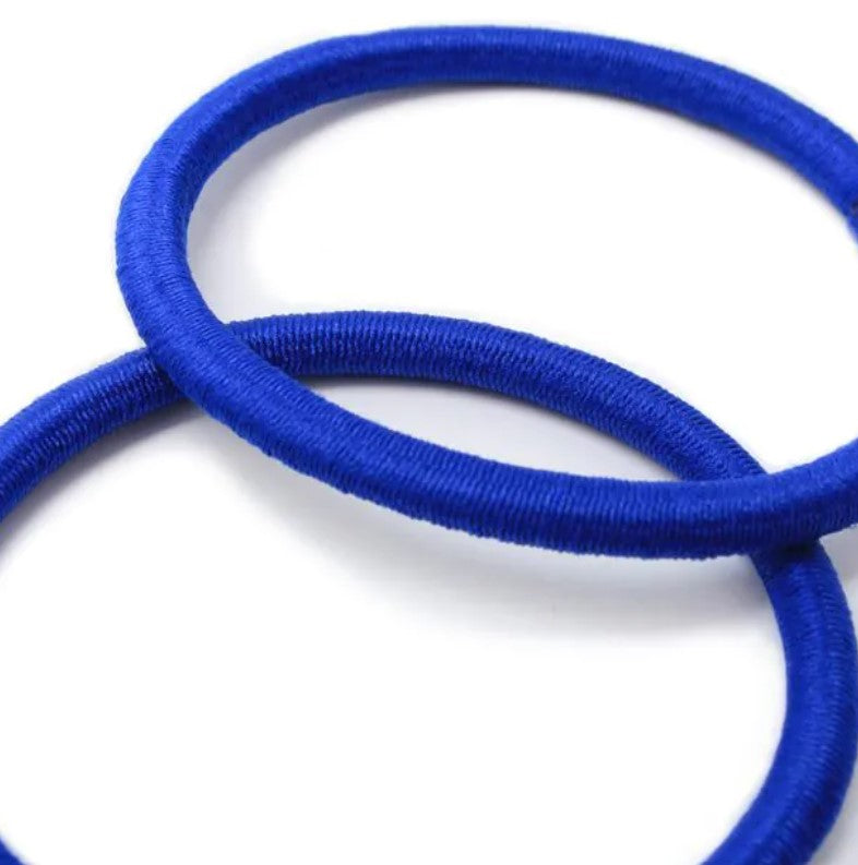 Card of 6 Royal Blue Elastics