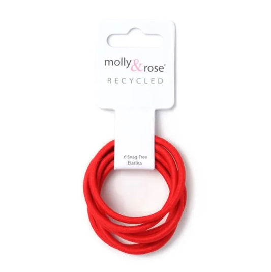Card of 6 Red Elastics
