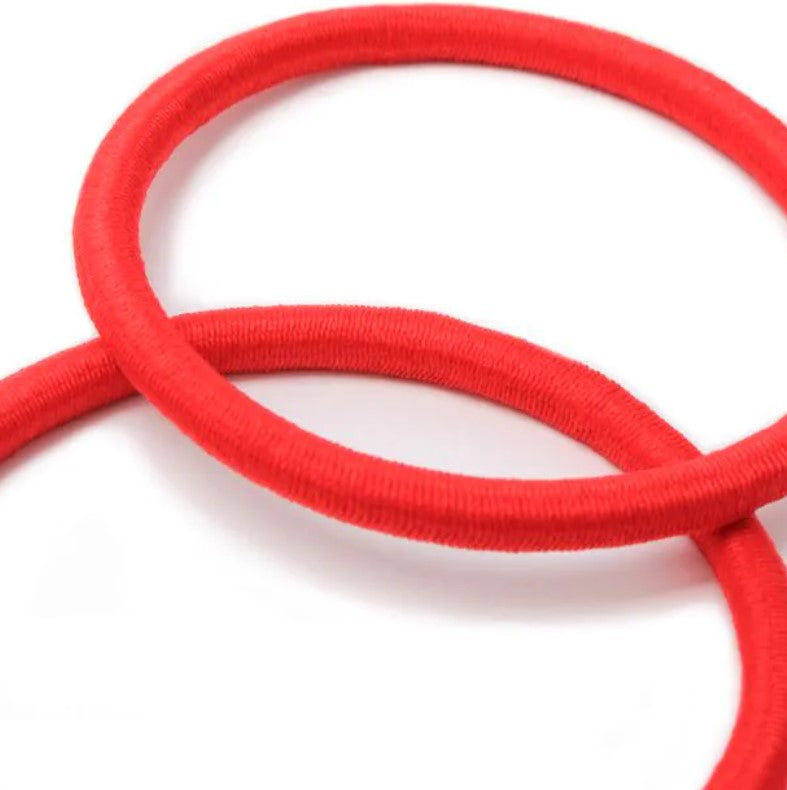 Card of 6 Red Elastics