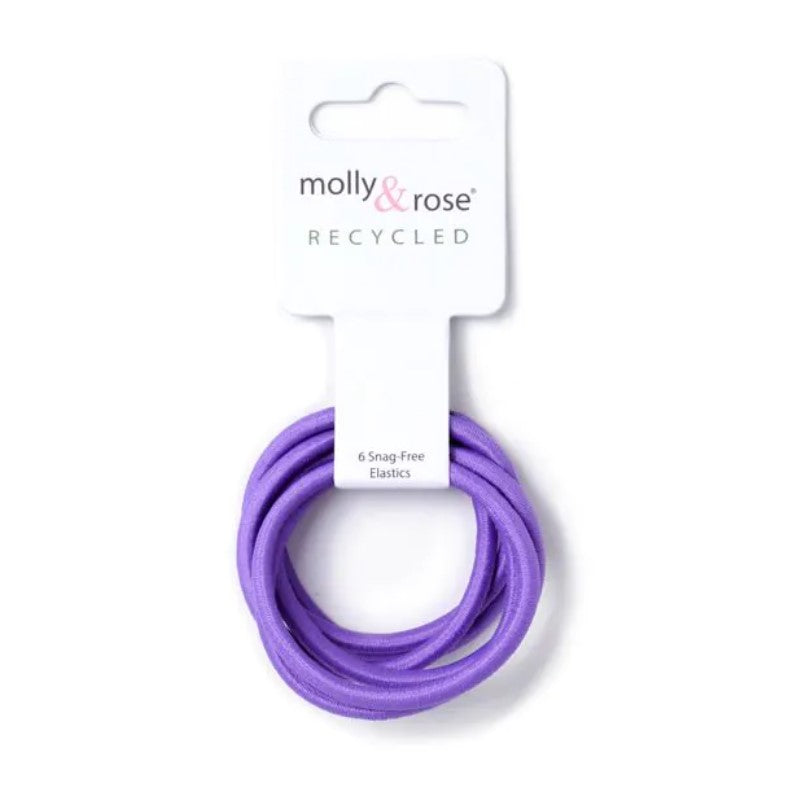 Card of 6 Purple Elastics