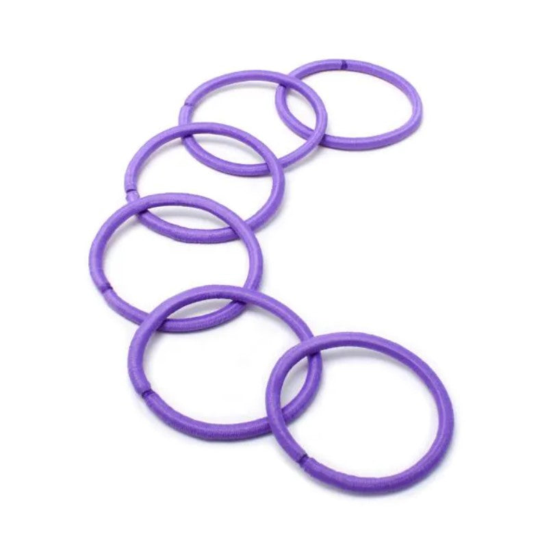 Card of 6 Purple Elastics