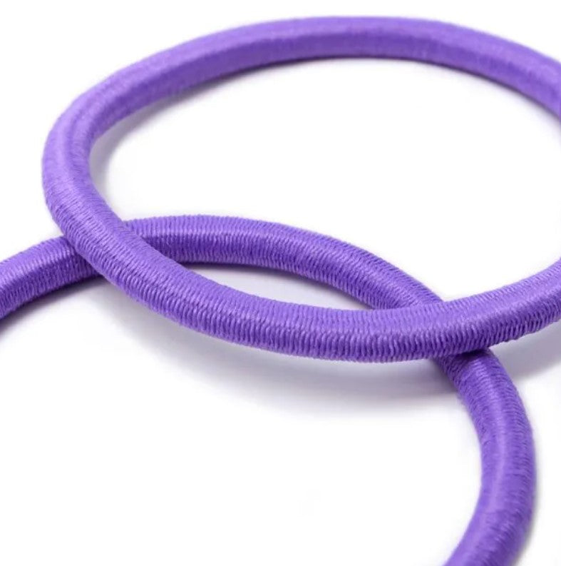 Card of 6 Purple Elastics