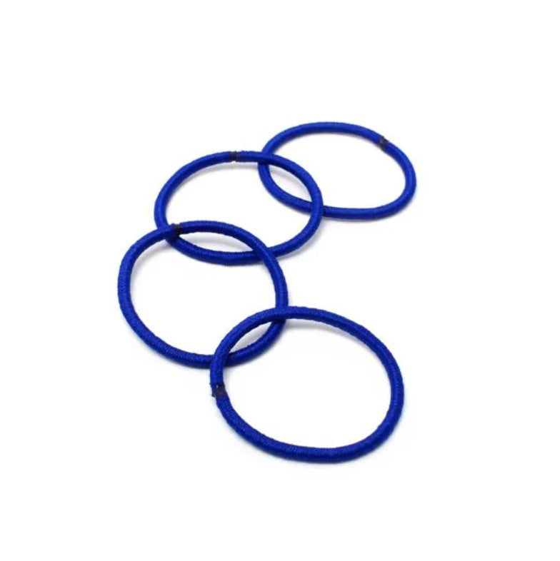 Royal Blue Sleepies, Elastics and Gingham Alice Band Set