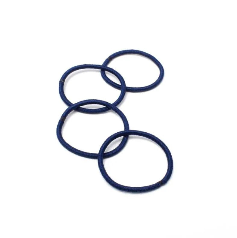 Navy Sleepies, Elastics and Gingham Alice Band Set