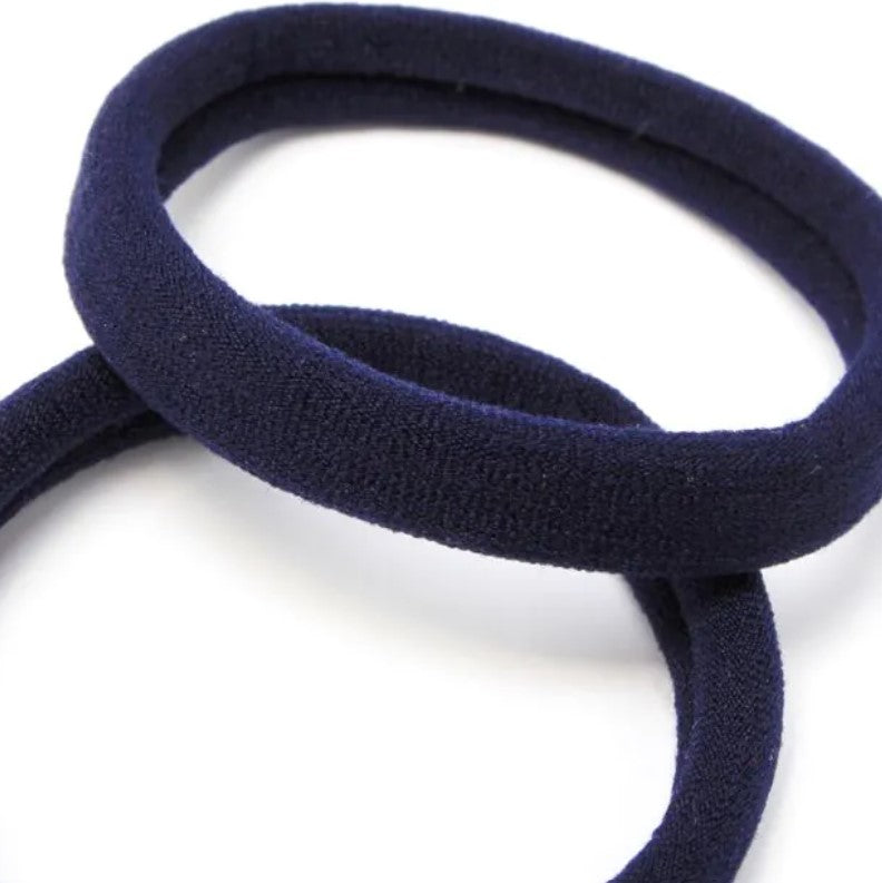 Navy Sleepies and Jersey Elastics Set