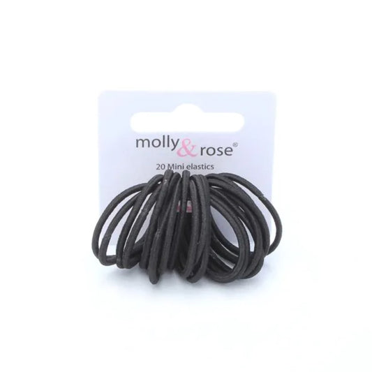 Mini Black Elastics