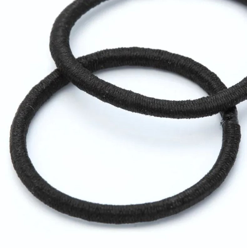 Mini Black Elastics