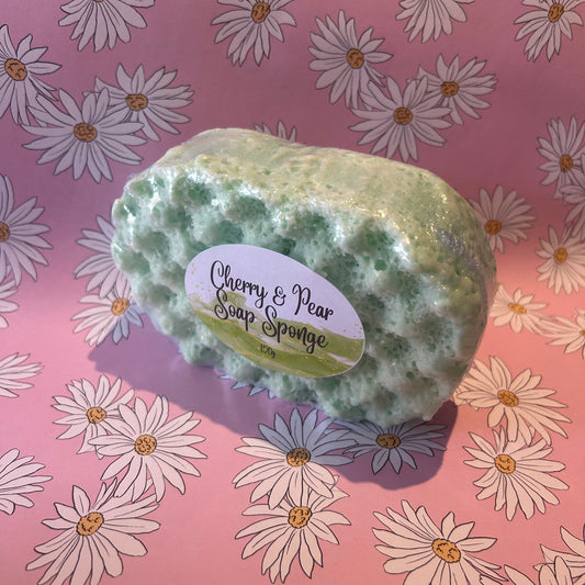 Cherry and Pear Soap Sponge