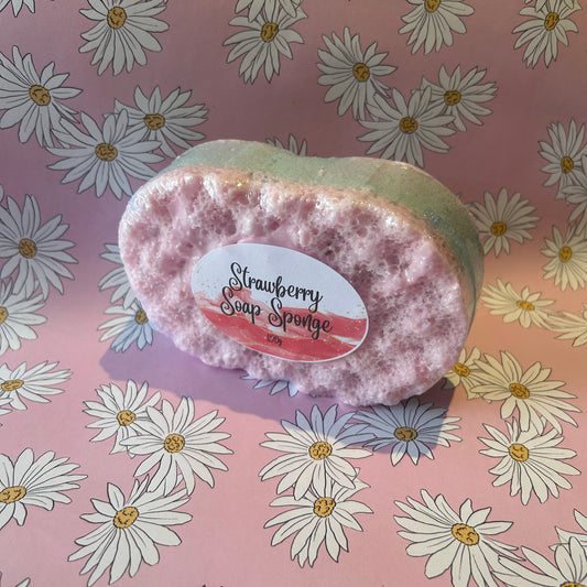 Strawberry Soap Sponge