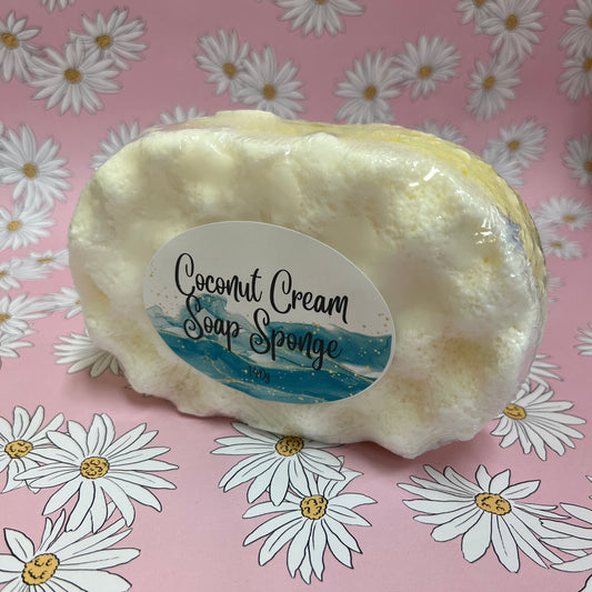 Coconut Cream Soap Sponge