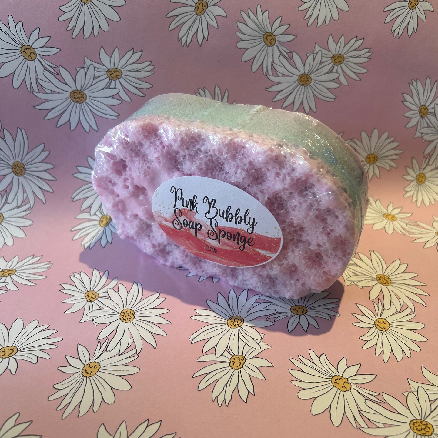 Pink Bubbly Soap Sponge