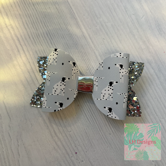 Dalmatian Dogs Hair Bow