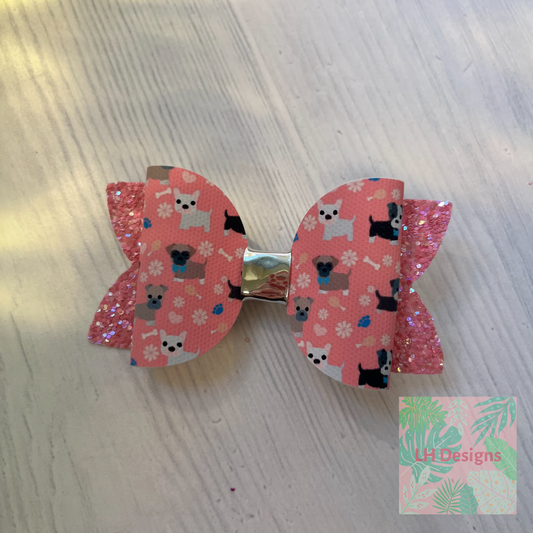Puppies Hair Bow