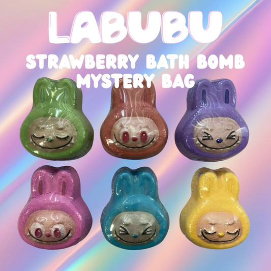 Strawberry Labubu Mystery Bag Bath Bomb