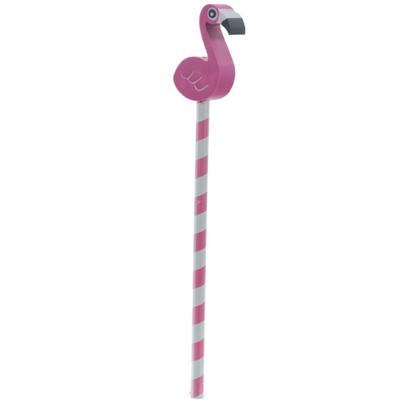 Flamingo or Pineapple Tropical Pencil & Eraser Topper