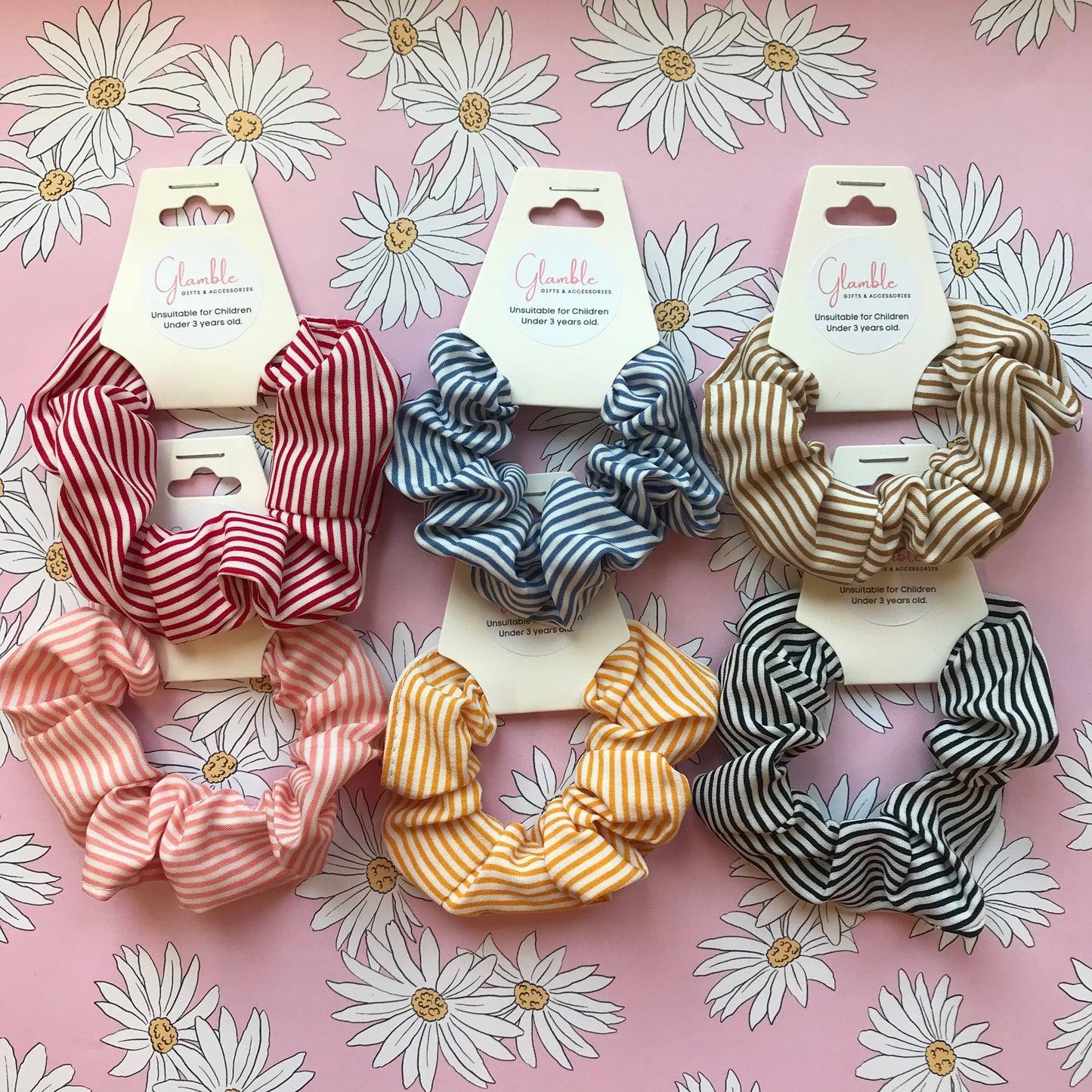 Stripe Scrunchies