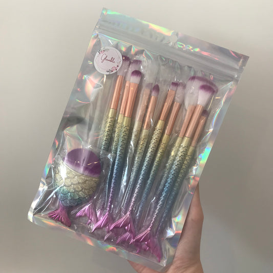 Mermaid Makeup Brush Sets