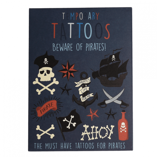 Temporary Tattoos - Beware of the Pirates
