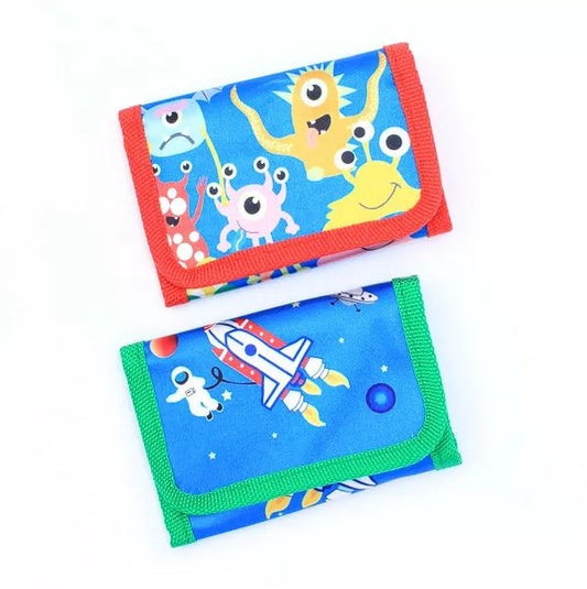 Space & Monster Print Wallets
