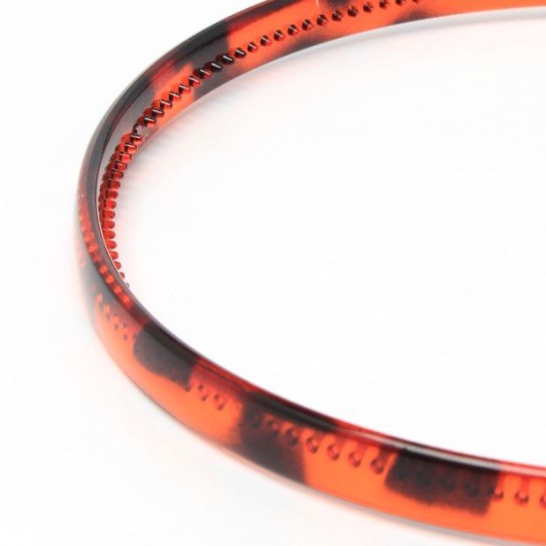 8mm Tortoiseshell Plastic Alice Band With Teeth