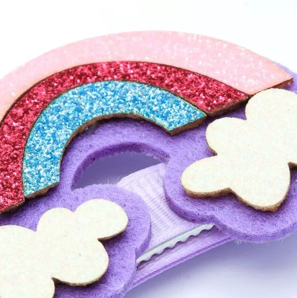Rainbow Mix Hair Clips
