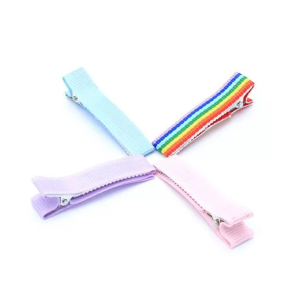 Rainbow Mix Hair Clips