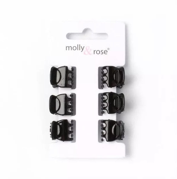 Card of 6 Curved Mini Clamps