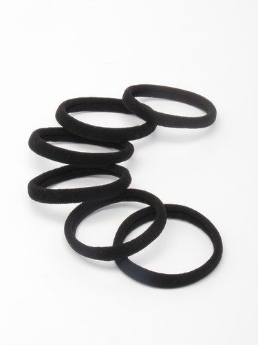 Black Jersey Elastics