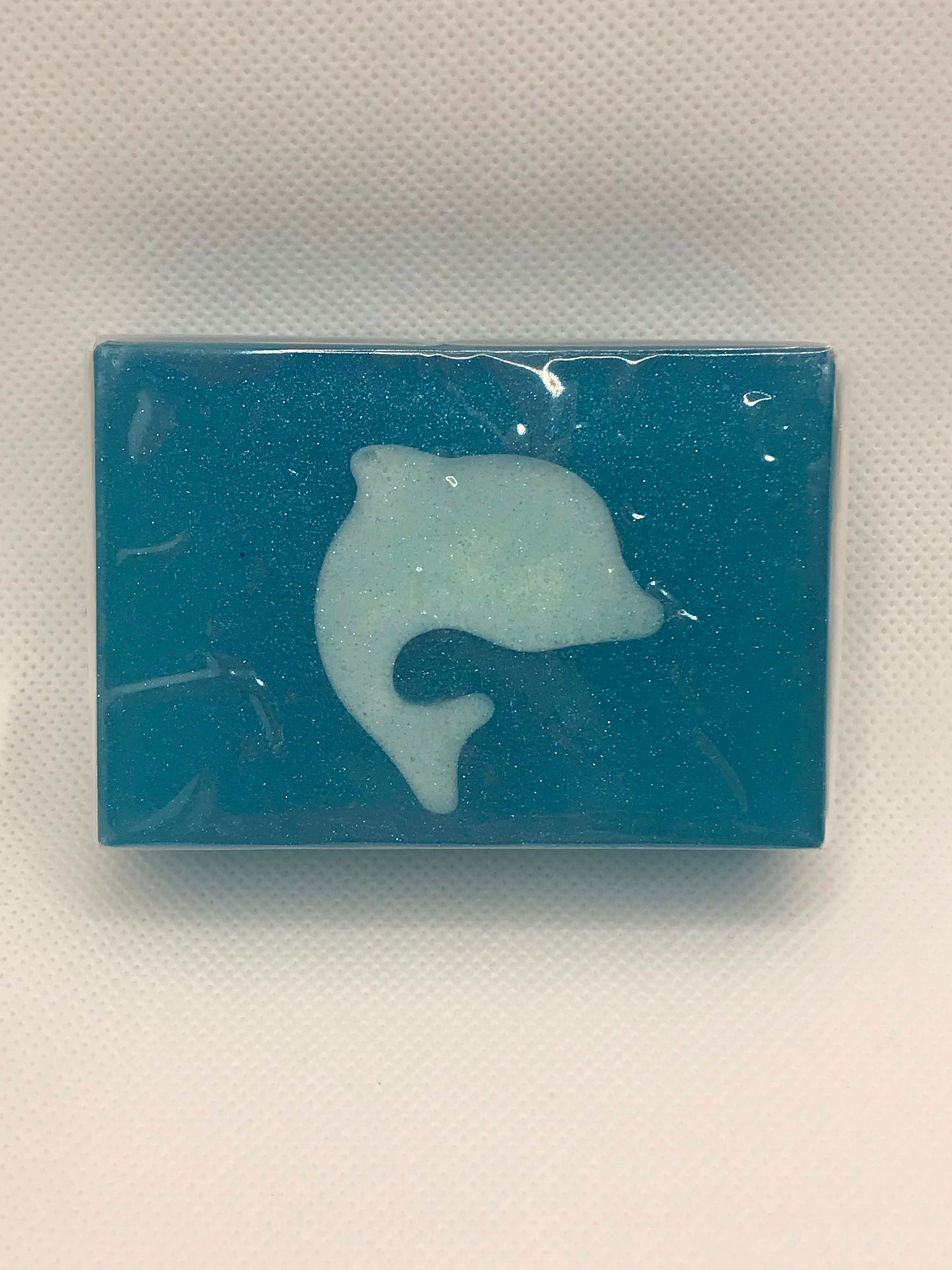 Winter Sparkle Dolphin Soap Bar
