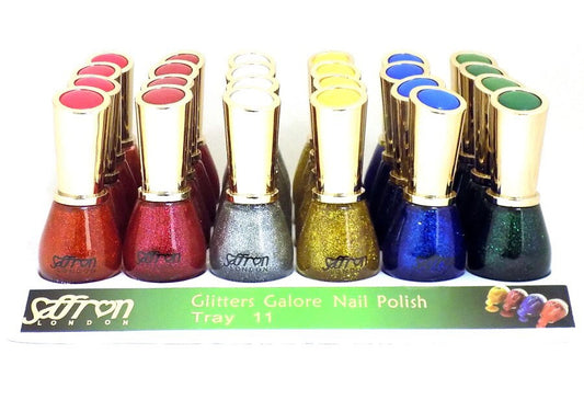 Saffron Nail Polish - 11 Glitter Galore