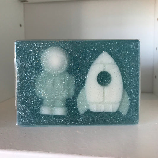 Starry Night Astronaut Soap Bar