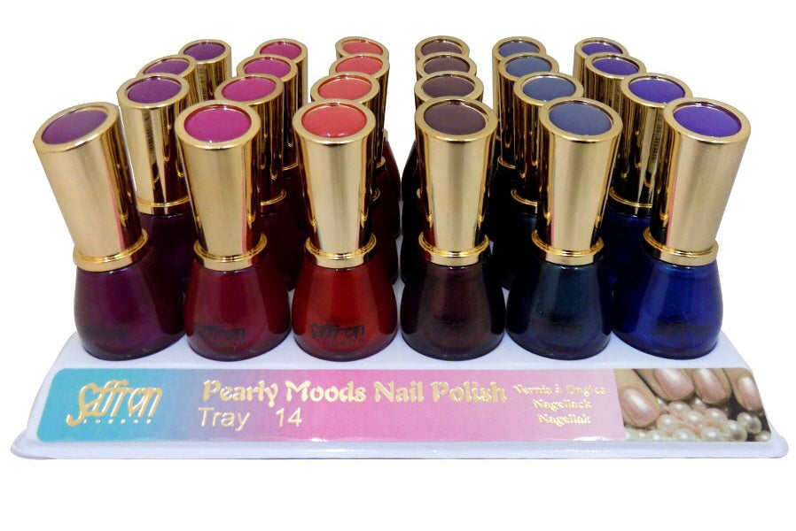 Saffron Nail Polish - 14 Pearly Moods