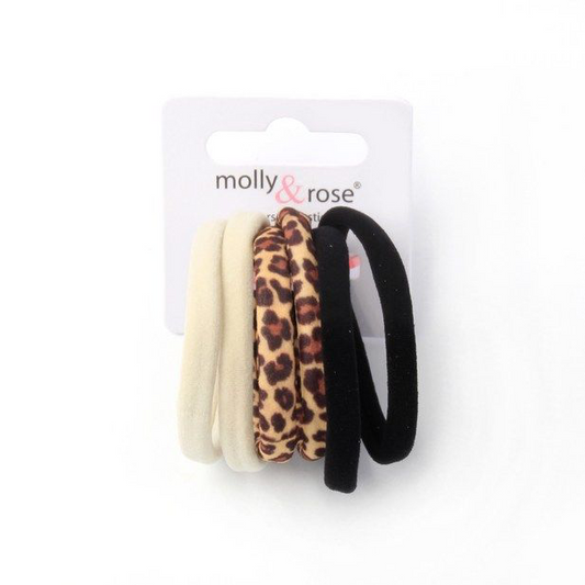Leopard print Jersey Elastics