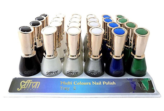 Saffron Nail Polish - 05 Multi Colours