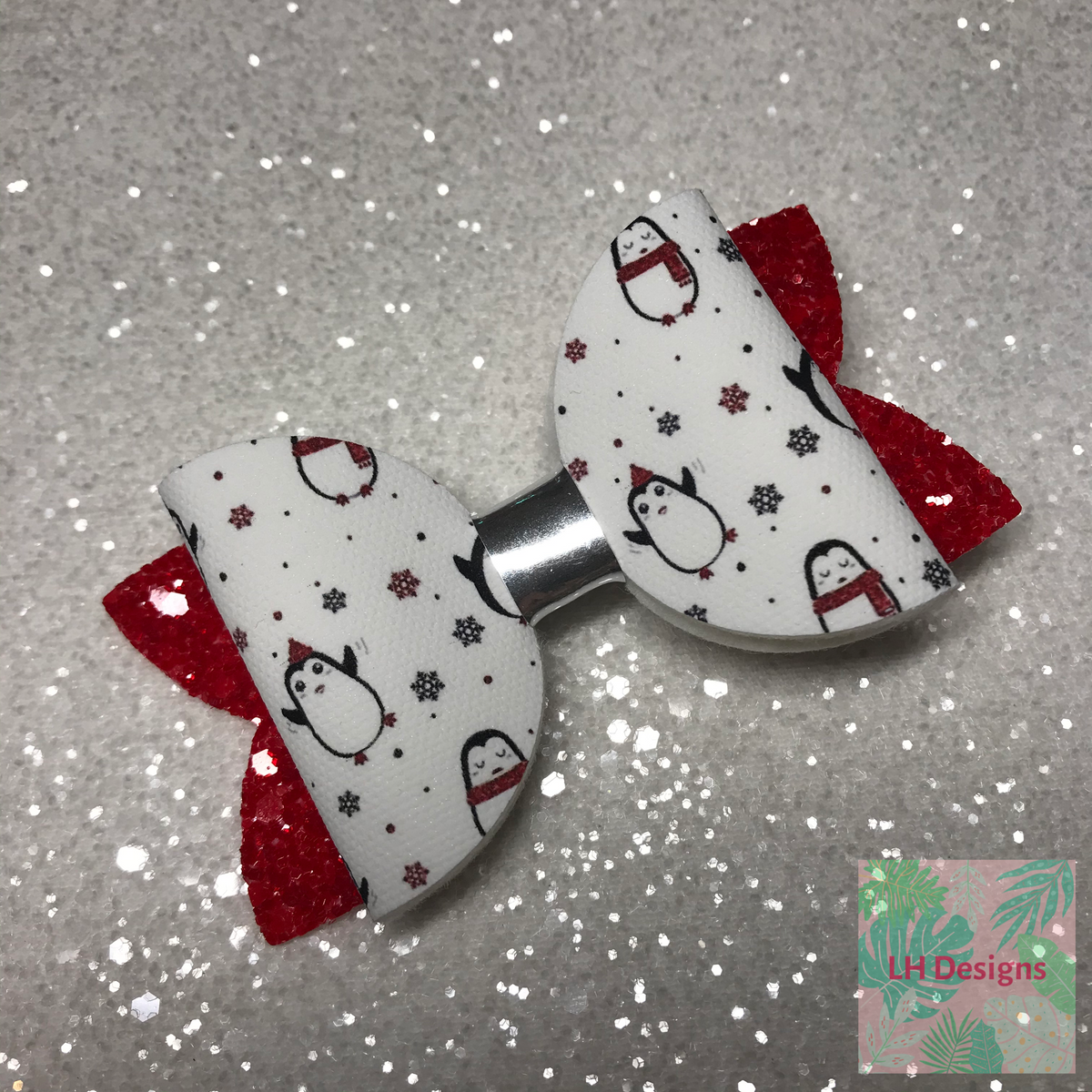 Penguin Hair Bow